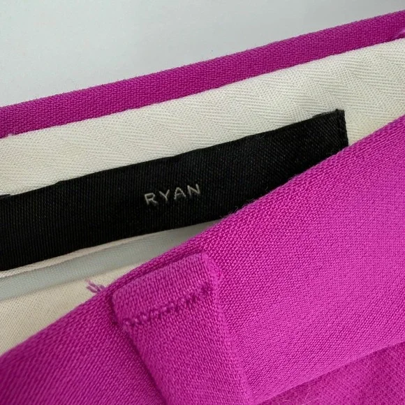 BANANA REPUBLIC RYAN DRESS PANTS FUCHSIA NWT SIZE 16 - Picture 4 of 11